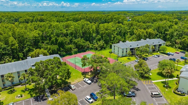 3134 Lake Pine Way Unit F2, Tarpon Springs, FL 34688 - aerial view of a heavily wooded area