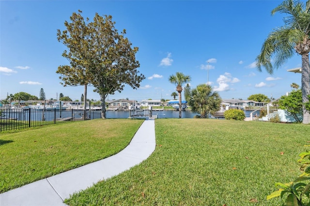 5348 Lawrence Ln, New Port Richey, FL 34652 - view of yard featuring a water view