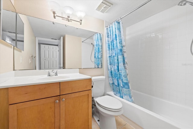 2500 Winding Creek Blvd Unit I106, Clearwater, FL 33761 - bathroom with vanity, shower / tub combo with curtain, and tile patterned floors