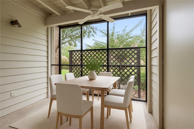 2500 Winding Creek Blvd Unit I106, Clearwater, FL 33761 - sunroom with beamed ceiling
