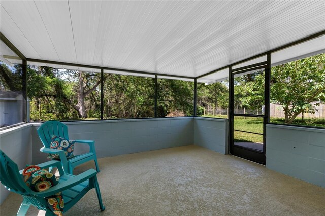 5215 Azalea Cir, Dade City, FL 33523 - view of unfurnished sunroom