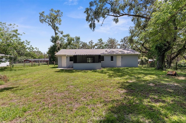 5215 Azalea Cir, Dade City, FL 33523 - back of house with stucco siding