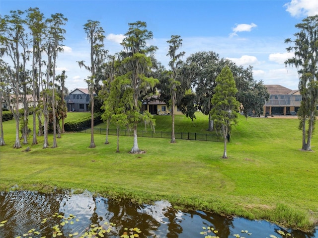 9829 Sorbonne Loop, Seffner, FL 33584 - view of home's community featuring a water view