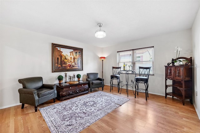 3204 Payne St, New Port Richey, FL 34655 - sitting room featuring light wood-style flooring