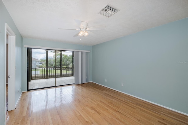 5640 Ferguson Ct Unit 2203, New Port Richey, FL 34652 - empty room with a ceiling fan and light wood-type flooring