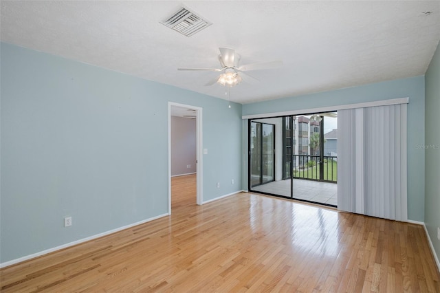 5640 Ferguson Ct Unit 2203, New Port Richey, FL 34652 - unfurnished room with a ceiling fan and wood finished floors