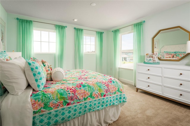 3878 Isle Royal Pl, Apopka, FL 32712 - carpeted bedroom featuring baseboards and recessed lighting