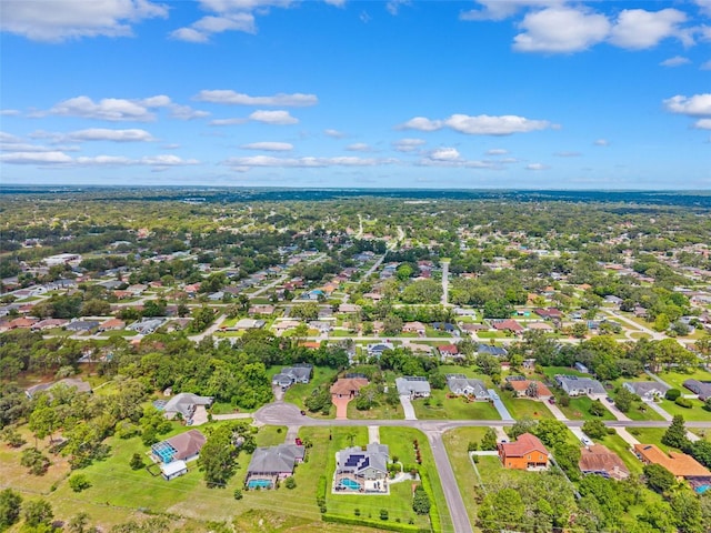 1478 Brigadier Dr, Spring Hill, FL 34608 - aerial view of property and surrounding area with nearby suburban area