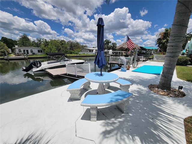 6737 Clark St, Hudson, FL 34667 - dock area with a water view
