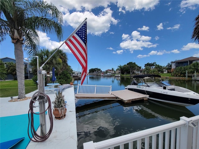 6737 Clark St, Hudson, FL 34667 - dock with a water view