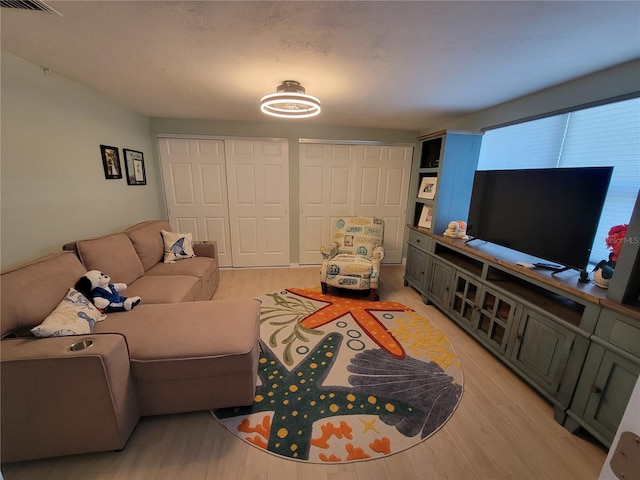 6737 Clark St, Hudson, FL 34667 - living area with light wood-style floors and plenty of natural light