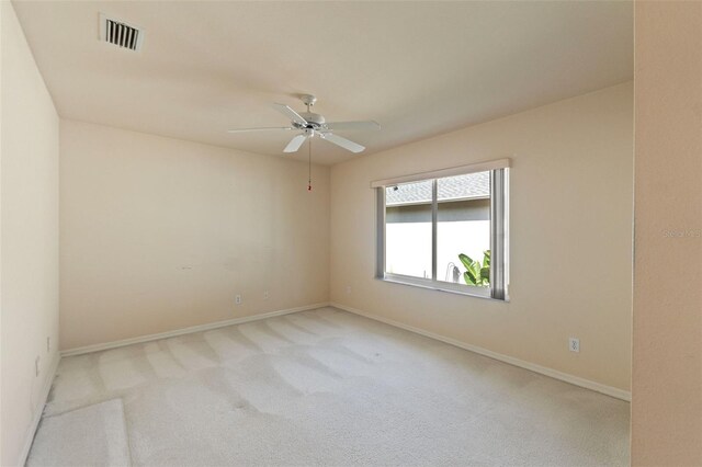 7328 Blue Skies Dr, Spring Hill, FL 34606 - carpeted empty room featuring ceiling fan and baseboards