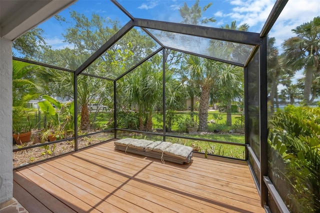 8143 Channel Dr, Port Richey, FL 34668 - view of unfurnished sunroom