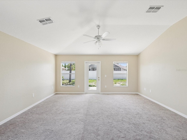 5048 Teather St, Spring Hill, FL 34608 - empty room featuring ceiling fan and carpet flooring