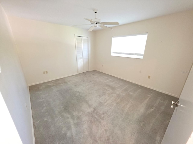 9168 Southern Comfort Ct, Weeki Wachee, FL 34613 - spare room featuring carpet and ceiling fan