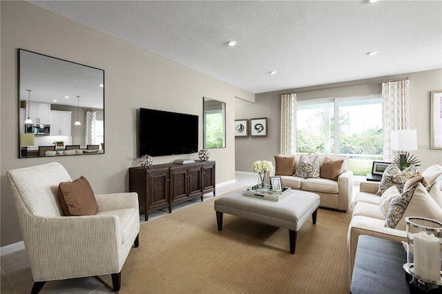 10816 SW 72nd Cir, Ocala, FL 34476 - living area with baseboards and recessed lighting