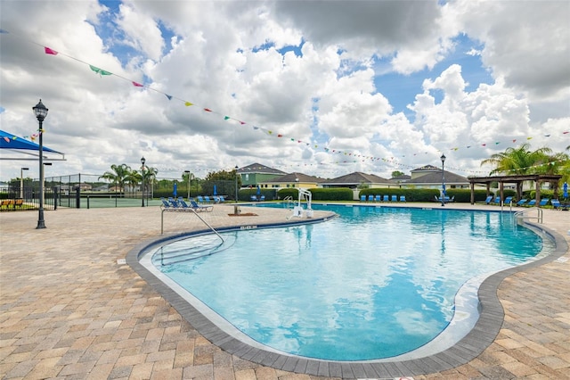 12119 Barnsley Reserve Pl, Gibsonton, FL 33534 - community pool featuring a patio area