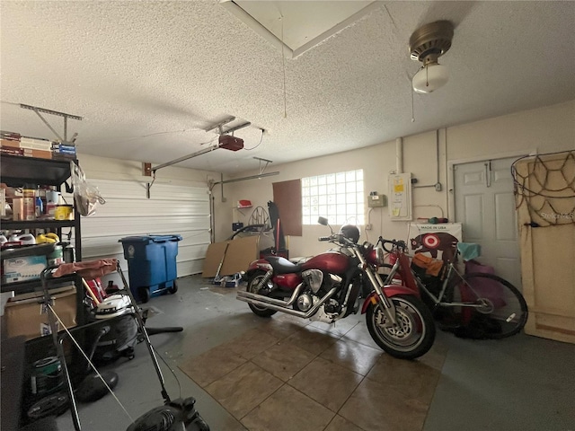 10458 Clingman St, Spring Hill, FL 34608 - garage with a garage door opener and tankless water heater