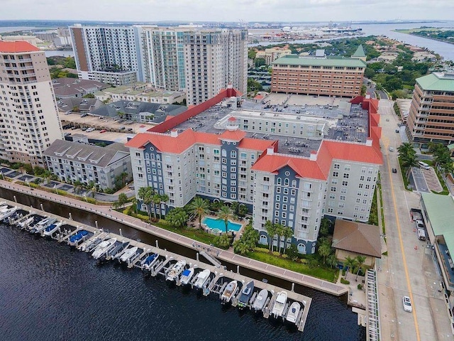 700 S Harbour Island Blvd Unit 407, Tampa, FL 33602 - view of urban area with a large body of water and a pool