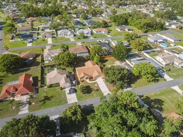 10394 Ireland St, Spring Hill, FL 34608 - aerial view of property and surrounding area featuring nearby suburban area