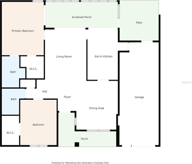 6654 Brambleleaf Dr, Spring Hill, FL 34606 - view of room layout
