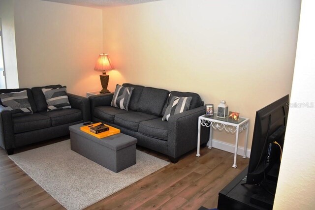 6575 Brambleleaf Dr, Spring Hill, FL 34606 - living area with wood finished floors