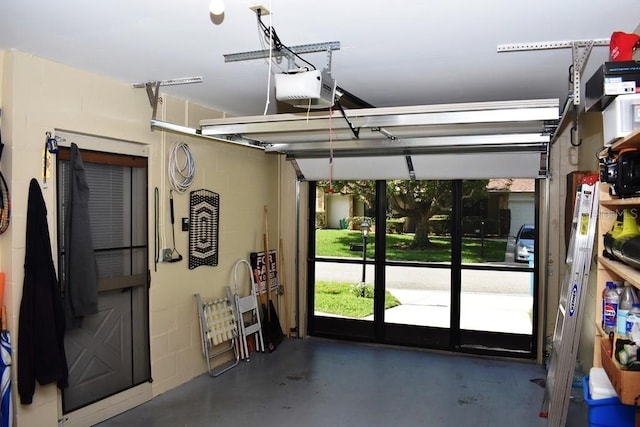 6575 Brambleleaf Dr, Spring Hill, FL 34606 - garage with a garage door opener