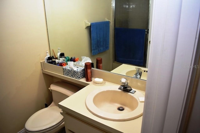 6575 Brambleleaf Dr, Spring Hill, FL 34606 - bathroom featuring toilet and vanity