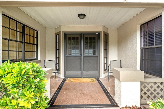 6085 Pekin Ct, Spring Hill, FL 34606 - entrance to property with stucco siding