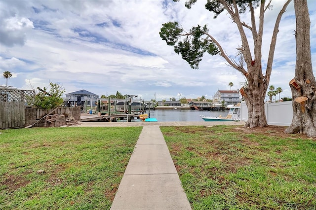 13637 Lagoon Dr, Hudson, FL 34667 - dock with boat lift and a water view