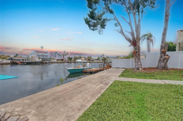 13637 Lagoon Dr, Hudson, FL 34667 - dock featuring a water view