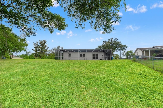 1324 Newhope Rd, Spring Hill, FL 34606 - view of yard featuring a lanai