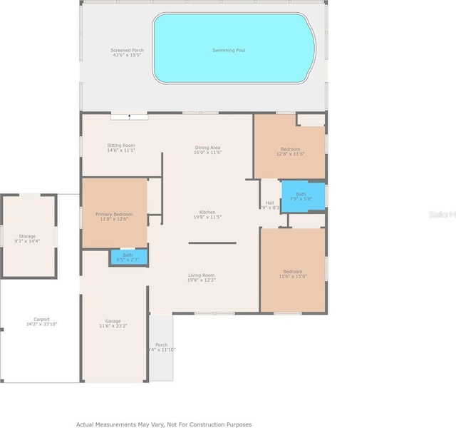 1324 Newhope Rd, Spring Hill, FL 34606 - view of room layout