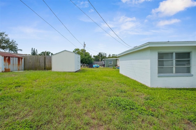 3528 Sheryl Hill Dr, Holiday, FL 34691 - view of yard with a storage unit
