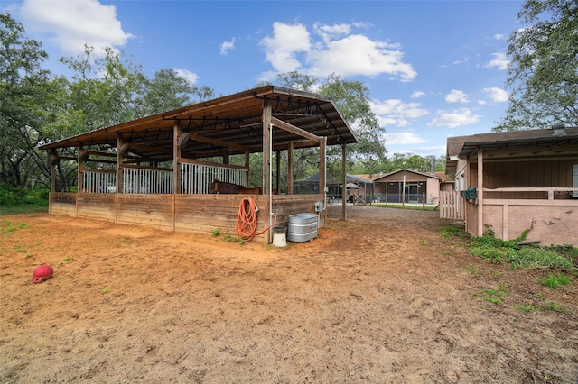 18531 Ozark Dr, Hudson, FL 34667 - view of horse barn