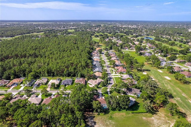 5301 Legend Hills Ln, Spring Hill, FL 34609 - aerial overview of property's location with nearby suburban area and a golf course