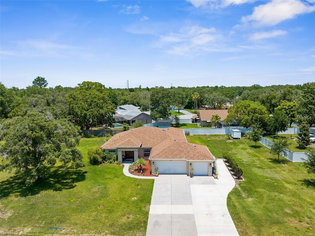 9863 Deer St, Spring Hill, FL 34608 - view from above of property