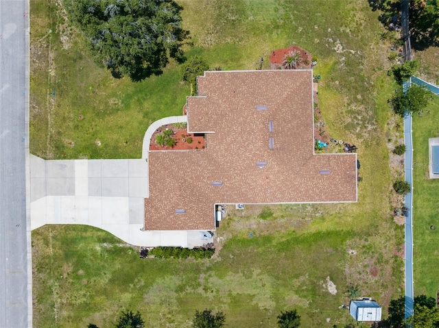 9863 Deer St, Spring Hill, FL 34608 - view from above of property