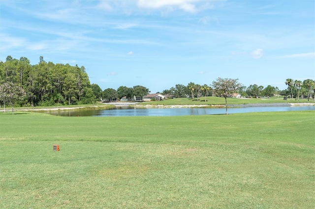 1610 Winding Willow Dr, Trinity, FL 34655 - view of community featuring a water view, a lawn, and view of golf course