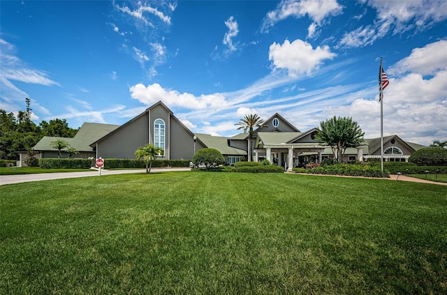 1610 Winding Willow Dr, Trinity, FL 34655 - view of front of house with a front yard