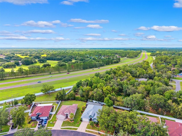 15604 Durango Cir, Brooksville, FL 34604 - aerial perspective of suburban area featuring a tree filled landscape