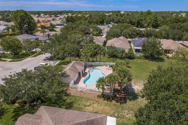 14647 Potterton Cir, Hudson, FL 34667 - aerial overview of property's location with nearby suburban area