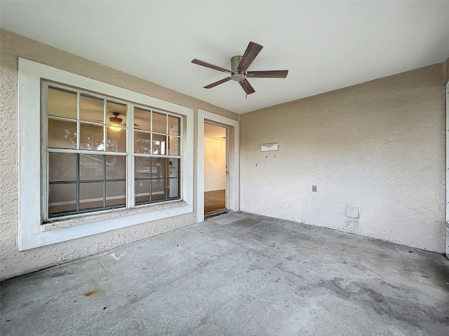 12214 Partridge Hill Row, Hudson, FL 34667 - view of patio with ceiling fan