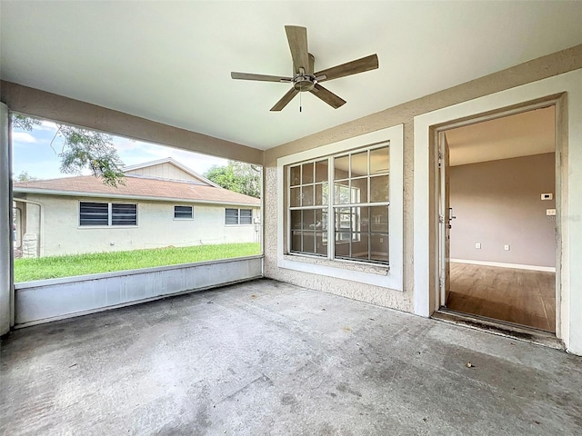 12214 Partridge Hill Row, Hudson, FL 34667 - view of patio / terrace featuring ceiling fan