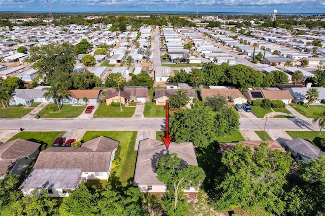 12214 Partridge Hill Row, Hudson, FL 34667 - aerial view of property and surrounding area with nearby suburban area