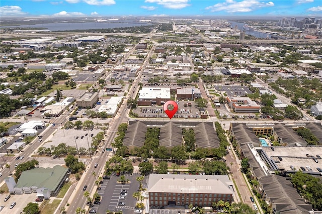 2010 E Palm Ave Unit 14312, Tampa, FL 33605 - aerial view of property's location featuring a large body of water and a notable bridge