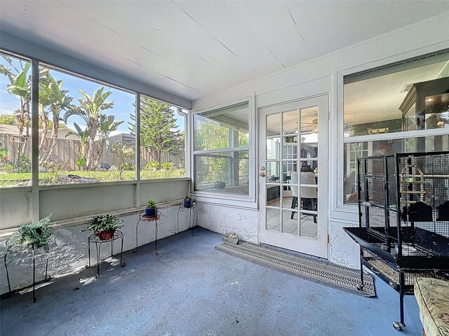 8640 Horizon Ln, Hudson, FL 34667 - view of unfurnished sunroom