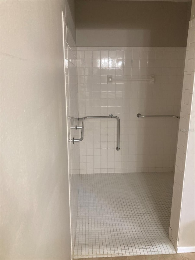 7806 Jenner Ave, New Port Richey, FL 34655 - bathroom featuring a shower stall
