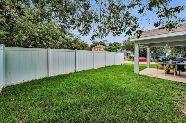 11619 Crest Creek Dr, Riverview, FL 33569 - view of yard with a patio