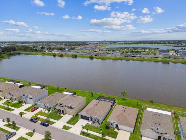 11861 Downy Birch Dr, Riverview, FL 33569 - aerial perspective of suburban area with a large body of water